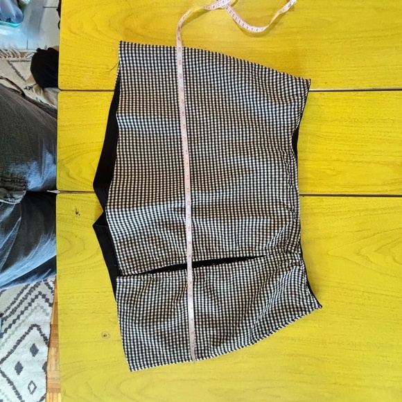 vintage skirt check gingham print with shorts underneath - Picture 5 of 5